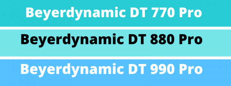 Beyerdynamic DT 770 Pro vs 880 Pro Vs 990 Pro